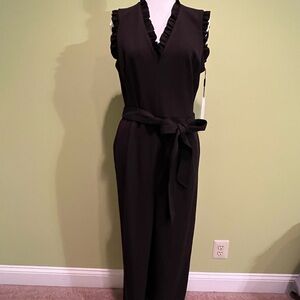 Calvin Klein NWT Black formal sleeveless jumpsuit size 14